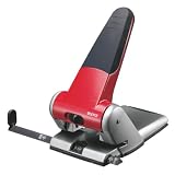Leitz 5180 Punch 2-Hole Heavy-duty Long-handled Capacity 65x 80gsm Red and Grey Ref 5180-01-25