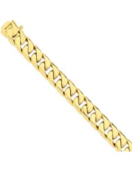 8.0 mm Solid 14K Yellow Gold High Polish Classic Miami Cuban Curb Link Chain Necklace 20" - 30" Available
