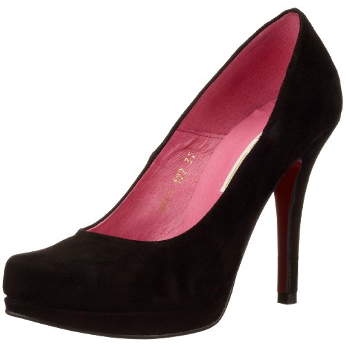 Buffalo London 9669-177 BL KID SUEDE 115661, Escarpins femme