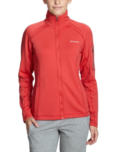 Columbia Damen Stretch Fleece i2o Jacket, Burnt Henna, Chili, L, AL6058_622