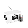 NGS Roomy White - Radio FM port�til y reproductor MP3, color: blanco