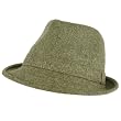 Men's Winter Classic Wool Solid Fedora Trilby Gangster Mob Cap Hat Gray L/XL