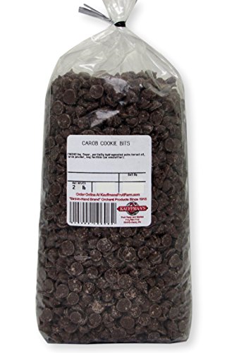 Bulk Sweetened Carob Cookie Baking Bits, 2 Lb. Bag (Pack of 2)
