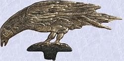 Decoration the raven iron Statue Home garden sculpture