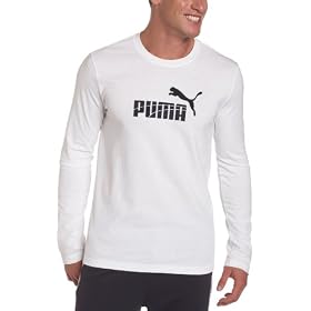 Puma Men's Flocked Long Sleeve Tee