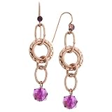Spring Iris Funky Links Earrings