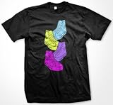 Neon Sneakers T-shirt, Converse T-shirt, XXX-Large, Royal Blue