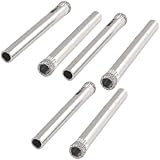 Uxcell a13032900ux0147 Diamond Coated Drill Bit Marble Glass Hole Saw, 6mm, 6-Piece