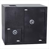 AMSEC DSX2731XX Two Compartment Immediate Depository Safe Features: Front Load / 2 Combination Locks, Spyproof Dial For Combination Lock: Not Included