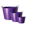 Tubtrug Buckets 3 Piece Set Purple