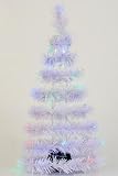 2' Pre-Lit Battery Operated Color Changing White Spiral Christmas Bubble Tree - Multi