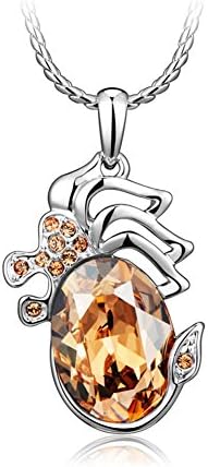 HelloAngela Lady "Leo" Korean Style Crystal Short High Grade Necklace