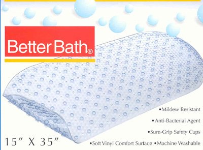 Clear Bubble Bathroom Shower Mat