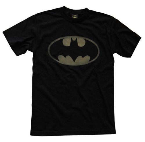  BATMAN VINTAGE LOGO T-SHIRT, Officially Licensed Men's Tee