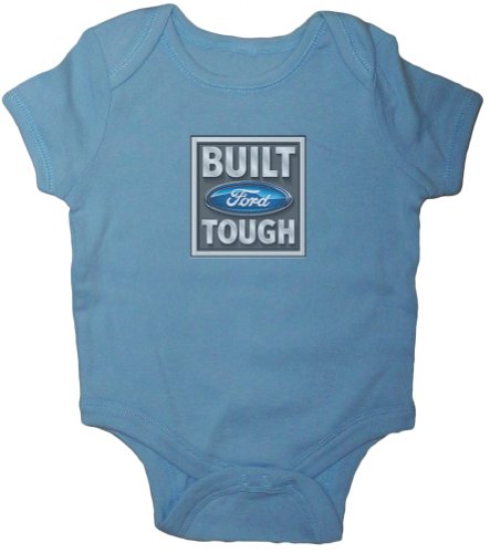 Built Ford Tough blue baby infant t-shirt tee shirt romper one piece body snap suit