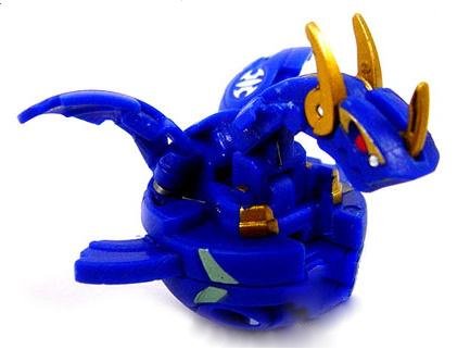 Bakugan New Vestroia Bakuneon LOOSE Single Figure Blue Aquos VOLTA
