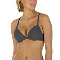 Gilligan & O'Malley&reg; Womens Cotton Racerback Bra - Charcoal Grey