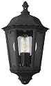 Philips Massive Zagreb Half Wall Lantern - Black