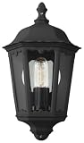 Philips Massive Zagreb Half Wall Lantern - Black
