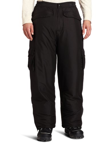 Snow Pant:iExtreme Outfitters men Snow Pant, Black, X-Large Images