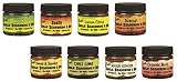 Ellbee's Garlic Seasoning and Rub Variety Pack All Natural Gluten Free No MSG - Original, Tuscan, Lemon Citrus, Zesty, Sweet & Smokey, Chipotle Herb, Asian Ginger, Chili Lime