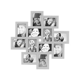 PT - PT1306SI - Cadre Photo - Cluster Mdf Argent - Large