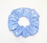Lacrosse Sport Scrunchie - Light Blue