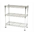 Seville Classics 17-1/2-Inch by 7-1/2-Inch by 18-1/2-Inch Cabinet Organizer, Chrome