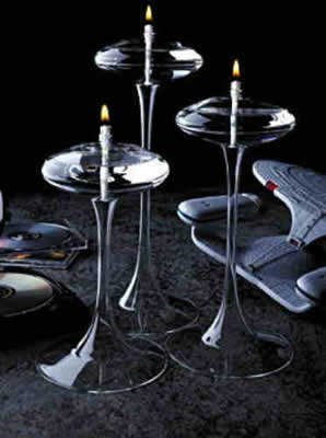 Firelight Glass Omni Stem Oil Lamp