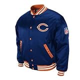 Mitchell & Ness Chicago Bears Men's Big & Tall Screen Pass Satin Jacket 5X Big