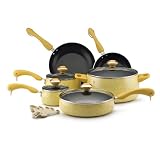 Paula Deen - 12512 - 15 Piece Porcelain Cookware Set - Butter
