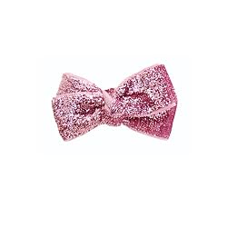 Dog Barrette Bow - Pink - 6 per pack