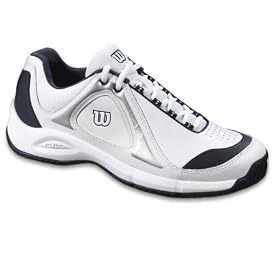 Wilson Pro Staff Defender Mens Tennis Shoe - White Navy Silver by Wilson