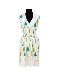 asd Living Loretta Apron with Nice Pear Design by asd Living