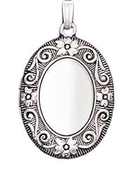 Sterling Silver 2 Photo Oval Locket