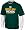 Green Bay Packers -Green- Upside Layered Long Sleeve T-Shirt - Medium