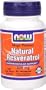 Natural Resveratrol (Mega Potency) 200 mg - 60 Vcaps- NOW FOODS