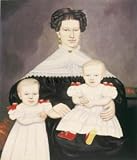 Mrs Paul Smith Palmer And Her Twins - Artist: Erastus Salisbu Field - Art Print Poster Size: 7.00 by 9.00 inches