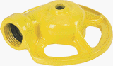 Nelson Pound Of Rain 30-Foot Circular Spray Sprinkler, Cast Iron 2151