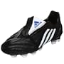 adidas Men's P Powerswerve TRX Firm Ground Soccer Cleat,Black/White/Blue,13 M