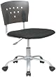 Translucent Back Student Chair w/ Aluminum Finish Frame By Office Star