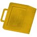 Wesco 272175 Hard Rubber High Visibility Pallet Truck Chock, 11-3/4" Width x 2" Height x 14" Depth, Yellow