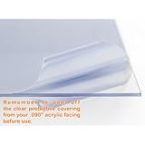 Craig Frames 20x30 Acrylic for Picture Frame Poster Frame .090" Clear (CFACRC)