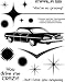 You Drive Me Crazy (Impala) - GM General Motors Cling Mounted Red Rubber Stamp Set by Cornish Heritage Farms