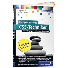 Fortgeschrittene CSS-Techniken: Fortgeschrittene CSS-Techniken, komplexe CSS-Layouts, verschachtelte Navigationslisten, Mehrspaltenlayouts, Debugging u.v.m (Galileo Computing)
