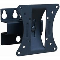 VideoSecu LCD monitor flat panel TV wall mount bracket for LG 19LG30, 19LG31, 22LG30, 22LG31, 44 lbs black color 1FF