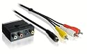 Philips SWV 2894 W/10 Scart, S-Video, Cinch-Kabel Set (3x Cinch Stecker, 3x Cinch S-Video Stecker) 5,0 m