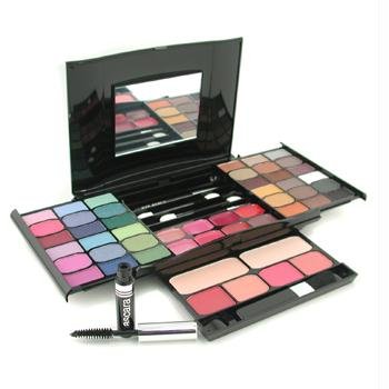 Cameleon MakeUp Kit G2327 ( 2x Powder, 36x Eyeshadows, 4x Blusher, 1xMascara, 1xEye Pencil, 8x Lip Gloss, 4x Applicators ) - -