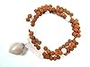Gift for Her Rose Quartz Pendant Rudraksha Prayer Mala Necklace ~ 108+1