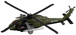 Blackhawk Helicopter Pullback, Light Green Camouflage